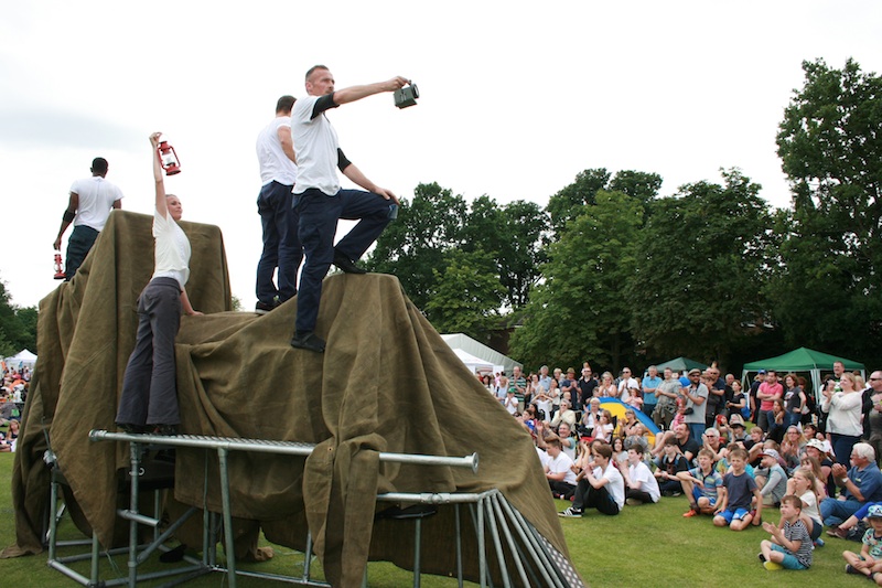 The Urban Playground Team at Party in the Park 2016