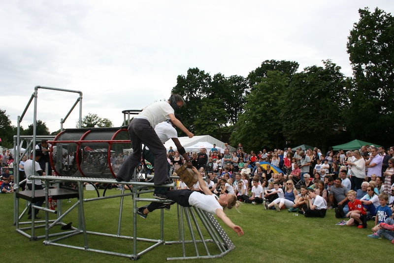 The Urban Playground Team at Party in the Park 2016 with STEAM