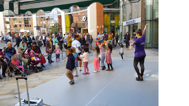 Interactive Dance Performance with Aimee & Hannah